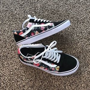 Floral vans